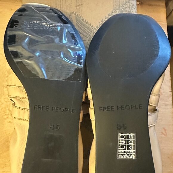 NWOT Free People Gemini Ballet Flats Tulle Pink size 8.5 - Picture 5 of 10